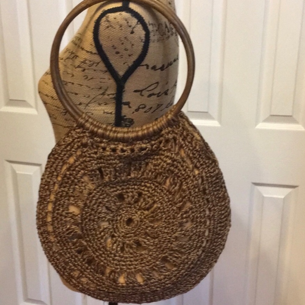 Vintage Macrame Purse